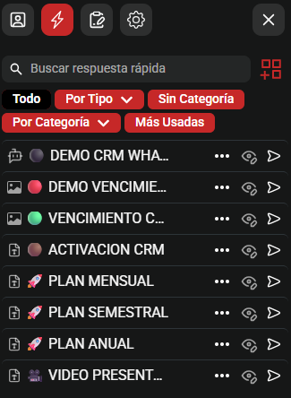Respuestas rápidas